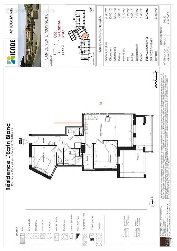 Au pied des pistes, T3 avec loggia de 21m² - photo 5