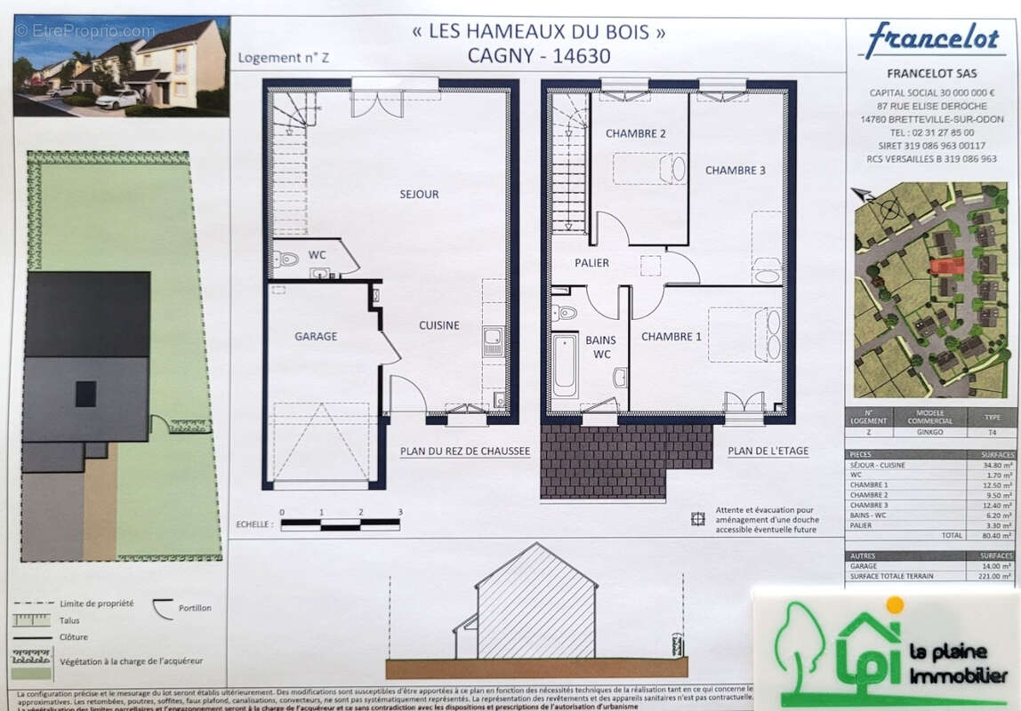 A saisir Maison INDIVIDUELLE de 4 pièces principales AVEC GARAGE sur un terrain de 221m² - photo 2