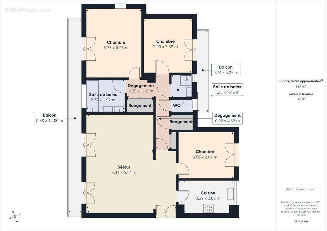 Appartement à NOGENT-SUR-MARNE