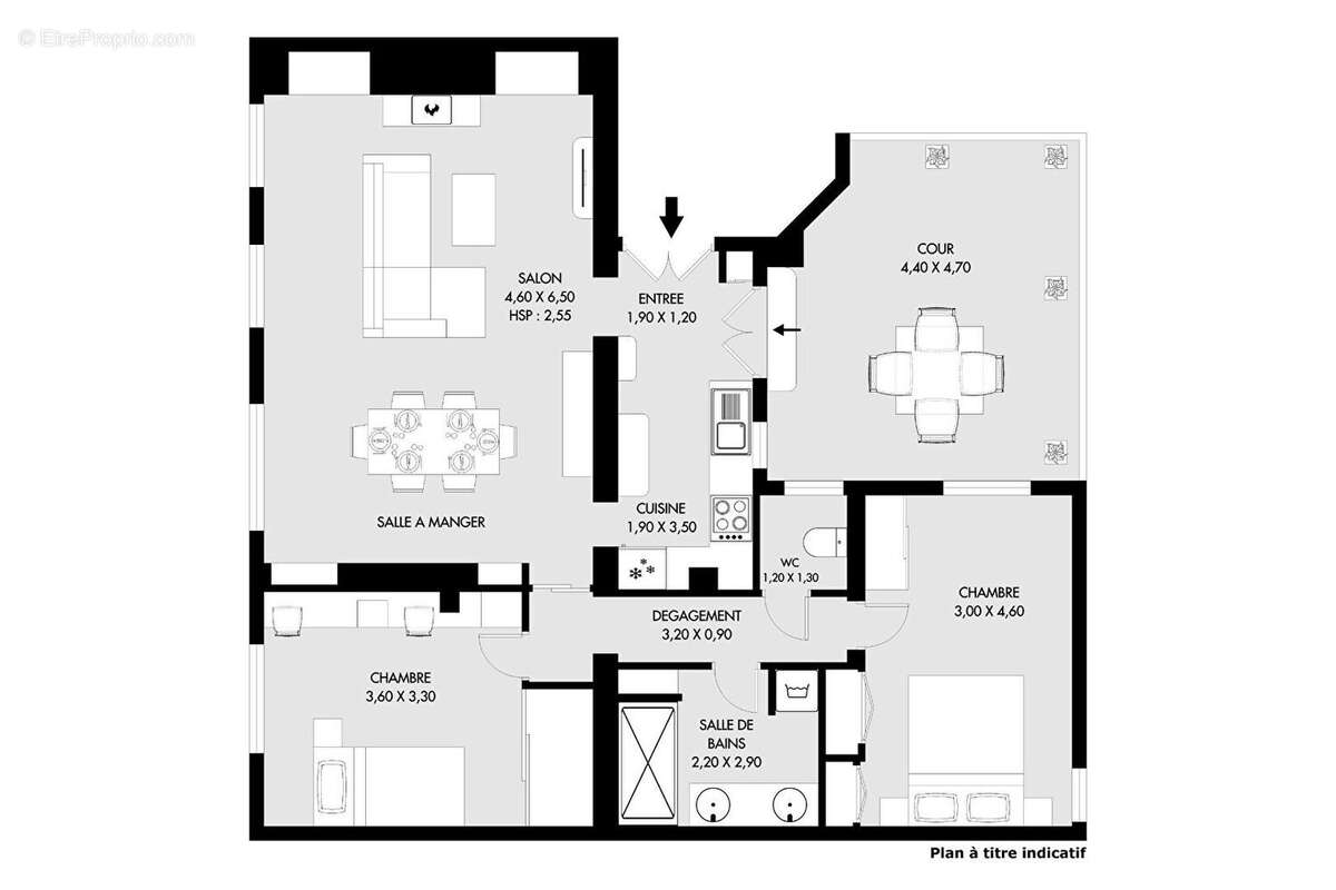 Appartement à PARIS-15E