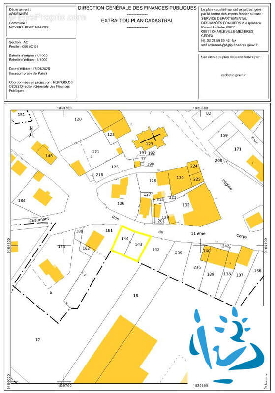 Terrain à NOYERS-PONT-MAUGIS