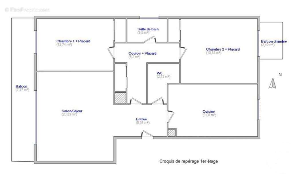 Appartement à SAINT-MAUR-DES-FOSSES