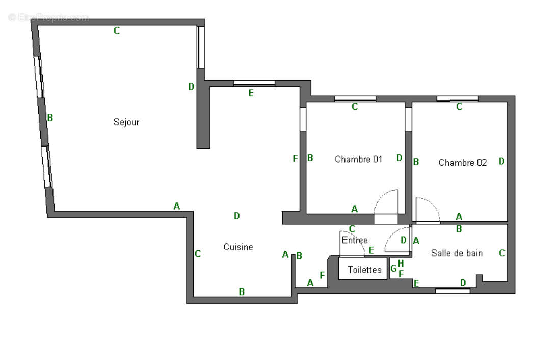 Appartement à PARIS-13E