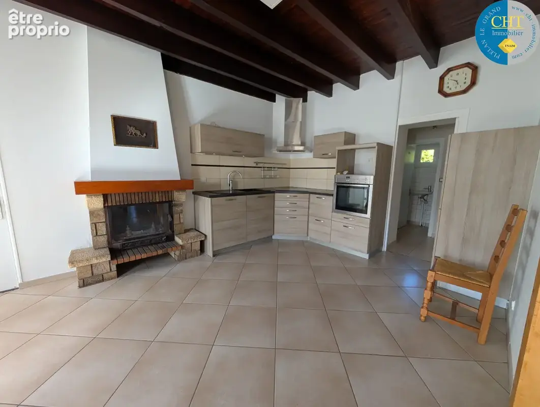 Ancien corps de ferme en pierres renove avec studio et dépendances à concoret (56430) avec cht immobilier - photo 7