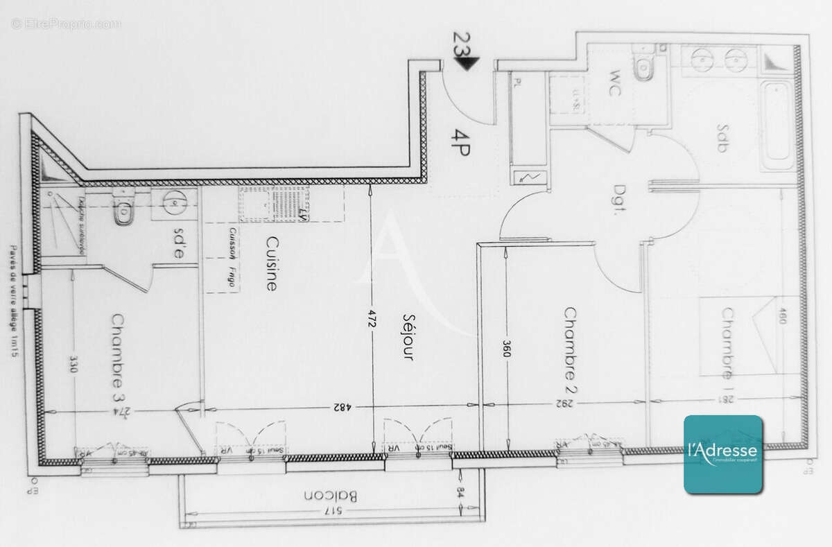 Au coeur de Charenton - 4 Pièces de Standing avec Terrasse de 76m² - photo 2