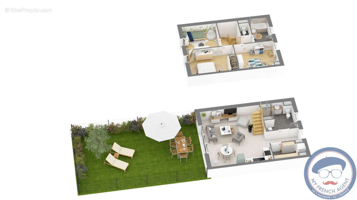 À Sorigny, Maison avec 3 Chambres avec un bel environnement - photo 2