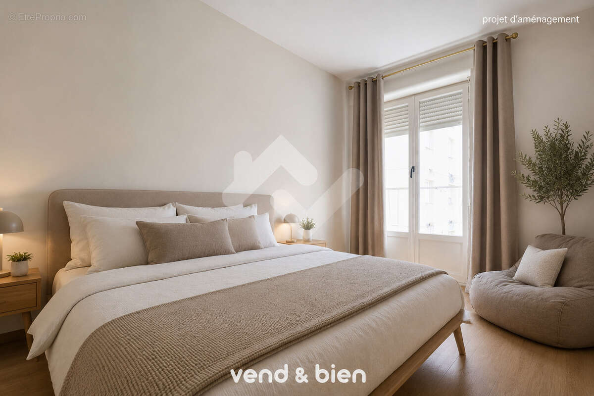 Appartement T4 de 75 m2 avec loggia et cave - photo 8