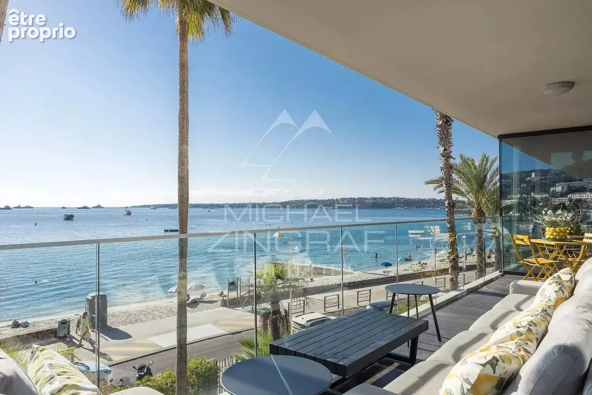 Cannes Palm Beach — Exceptionnel triplex de 462m2 en front de mer avec terrasses et jardin - photo 8