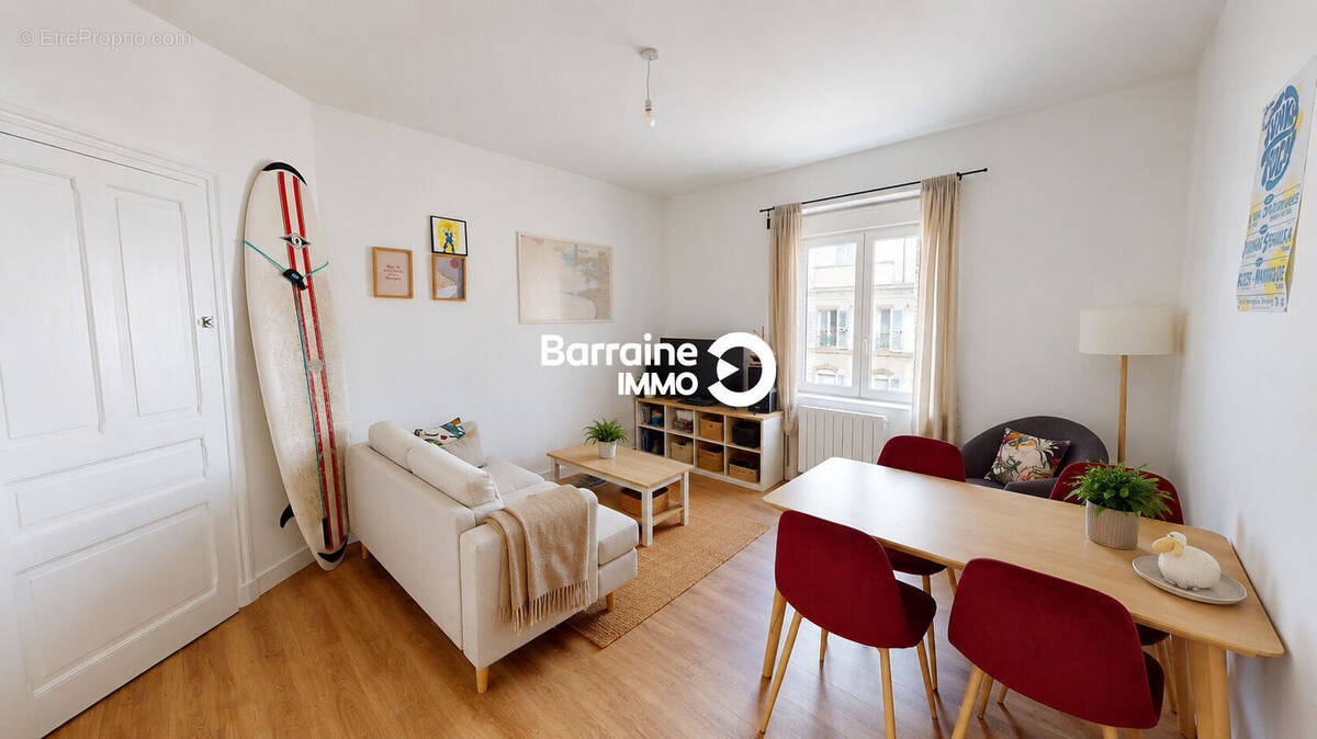Appartement 2 pièces 43 m² · à Brest · 42,8 m² · 139 000 €