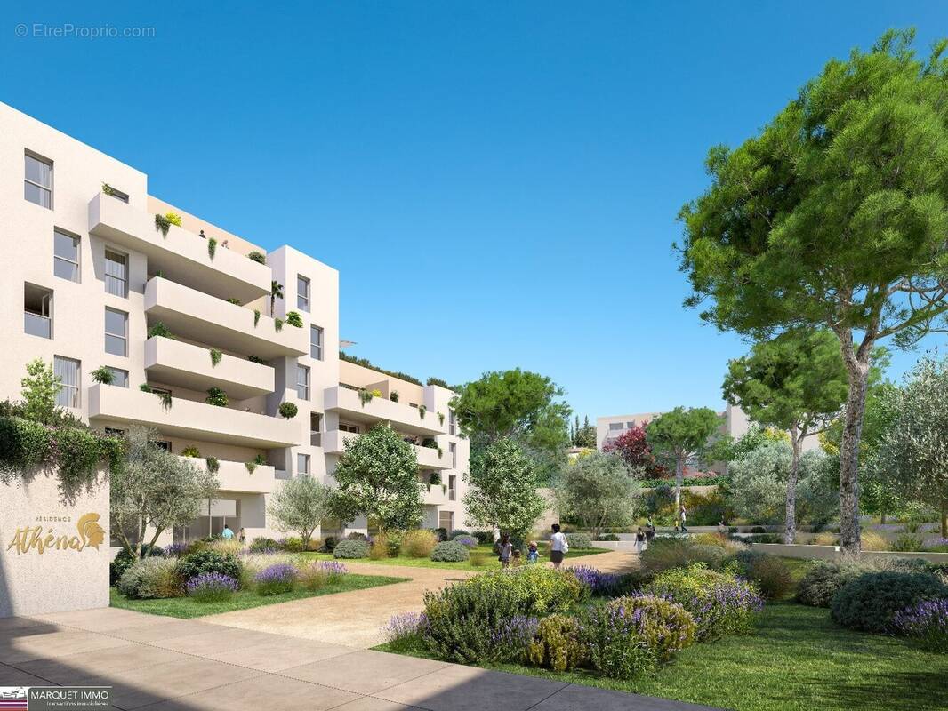 APT T3 offrant 68 m² avec terrasse 15 m² et parking au 3° étage avec ascenseur... - photo 17
