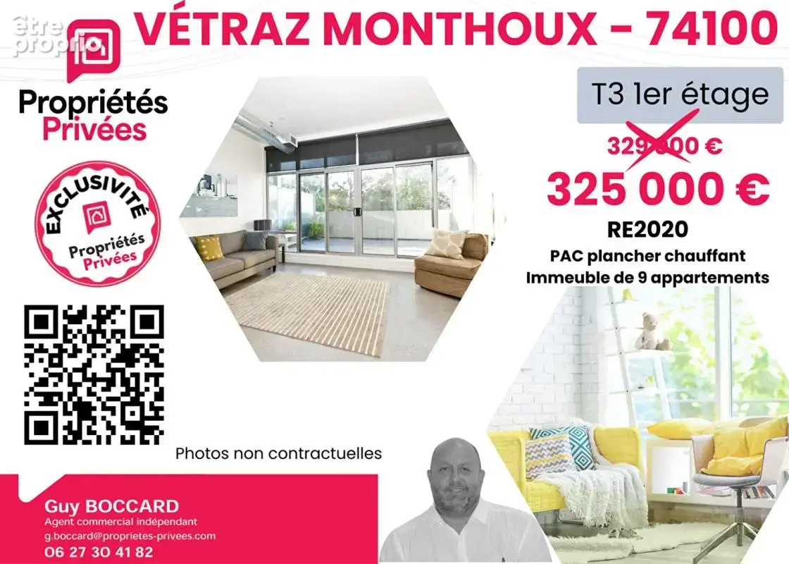 Appartement à VETRAZ-MONTHOUX