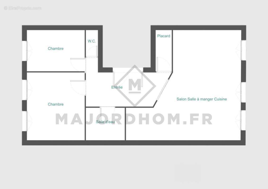 Appartement à MARSEILLE-1E