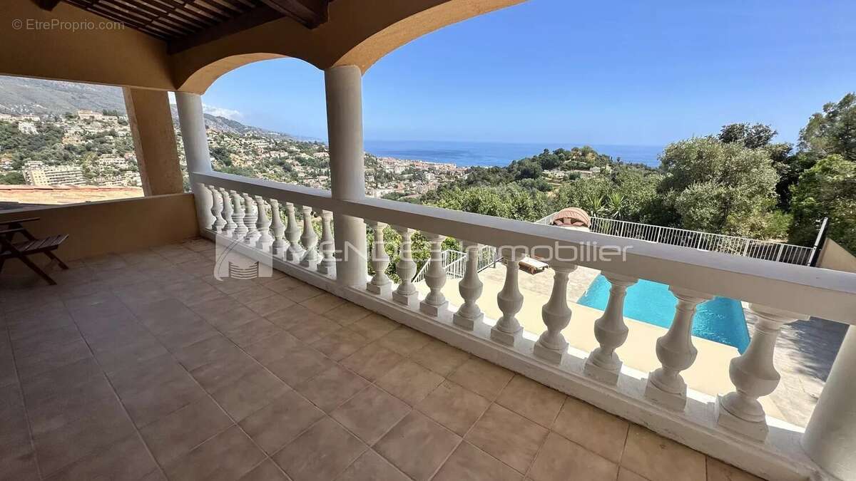 Vue mer panoramiques - villa menton - - photo 11