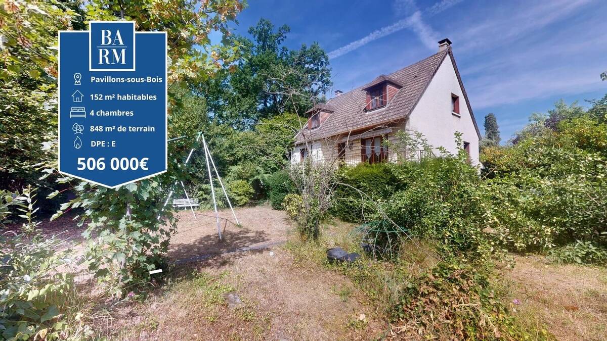 Maison à LES PAVILLONS-SOUS-BOIS