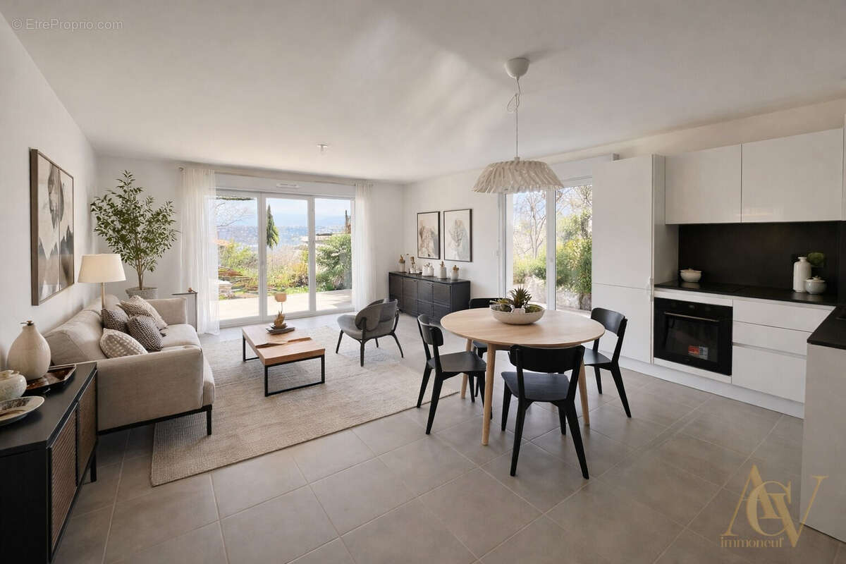 Splendide 3 Pièces jardin vue dégagée NICE 3 - Appartement à NICE