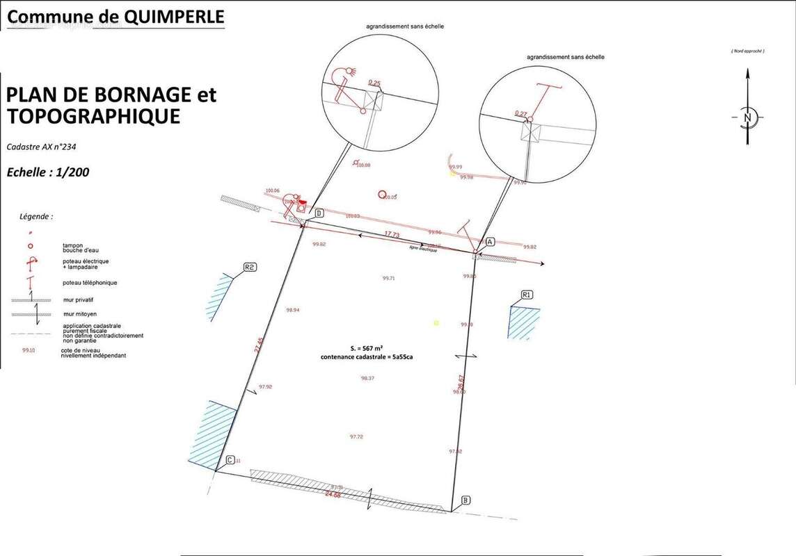 Terrain à QUIMPERLE