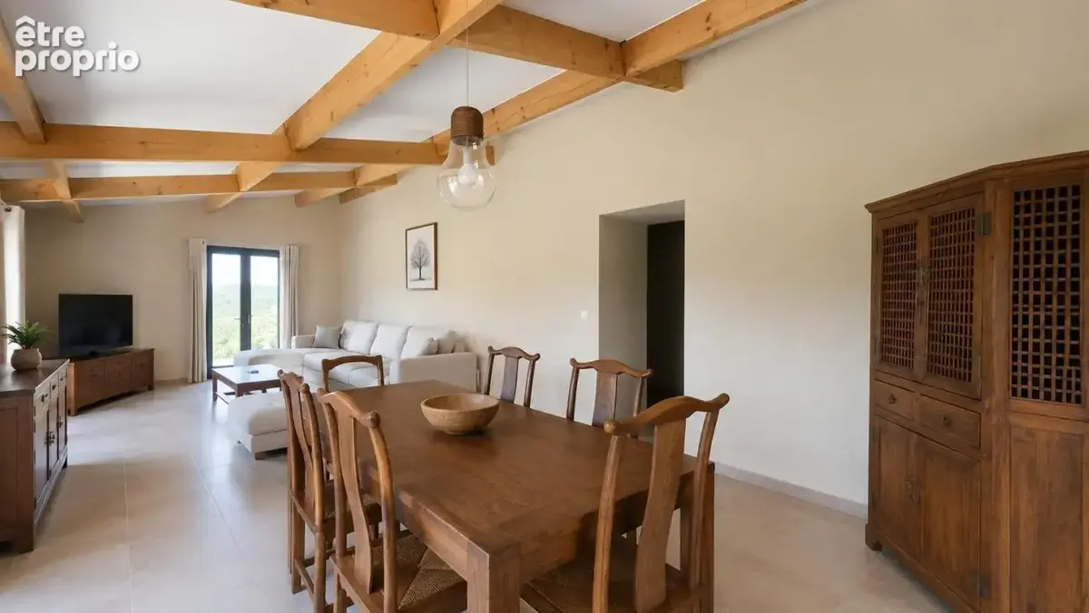 Propriano, Superbe propriété de 2 villas, piscine, vue mer, terrain de 3793 m2, vue panoramique - photo 7
