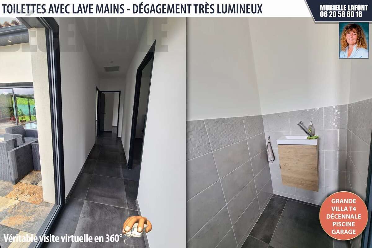 Villa sous décennale, piscine, parcelle paysagée - photo 11