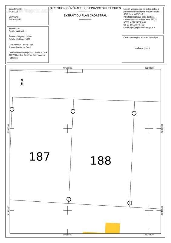 Terrain à THIONVILLE