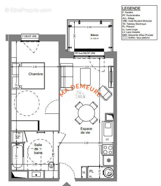 Appartement 45 m² à Villeneuve-D'ascq  - photo 2