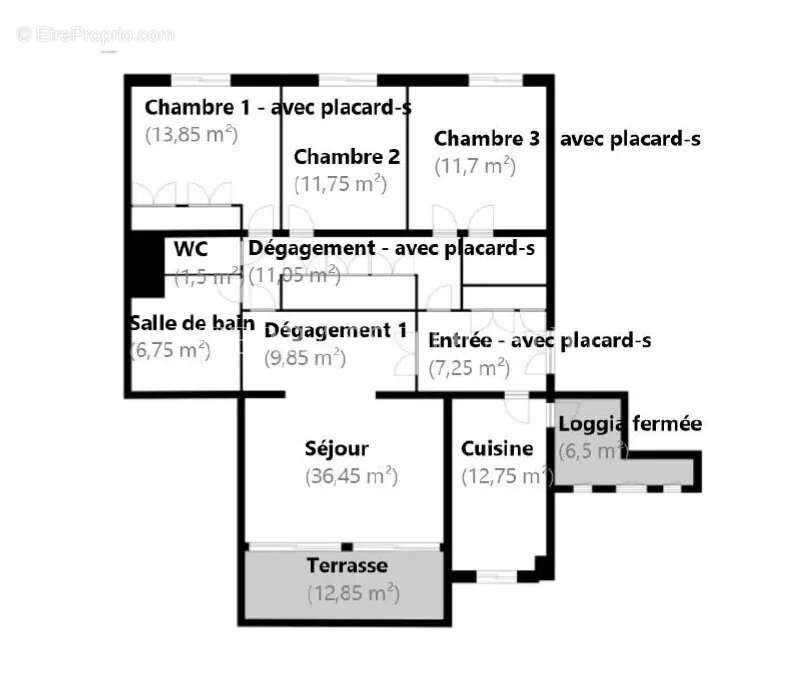 Appartement à MARSEILLE-8E
