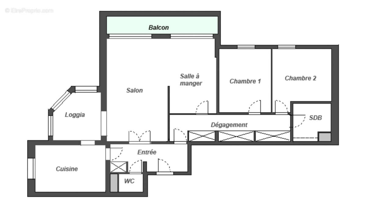 Appartement à SAINT-CLOUD