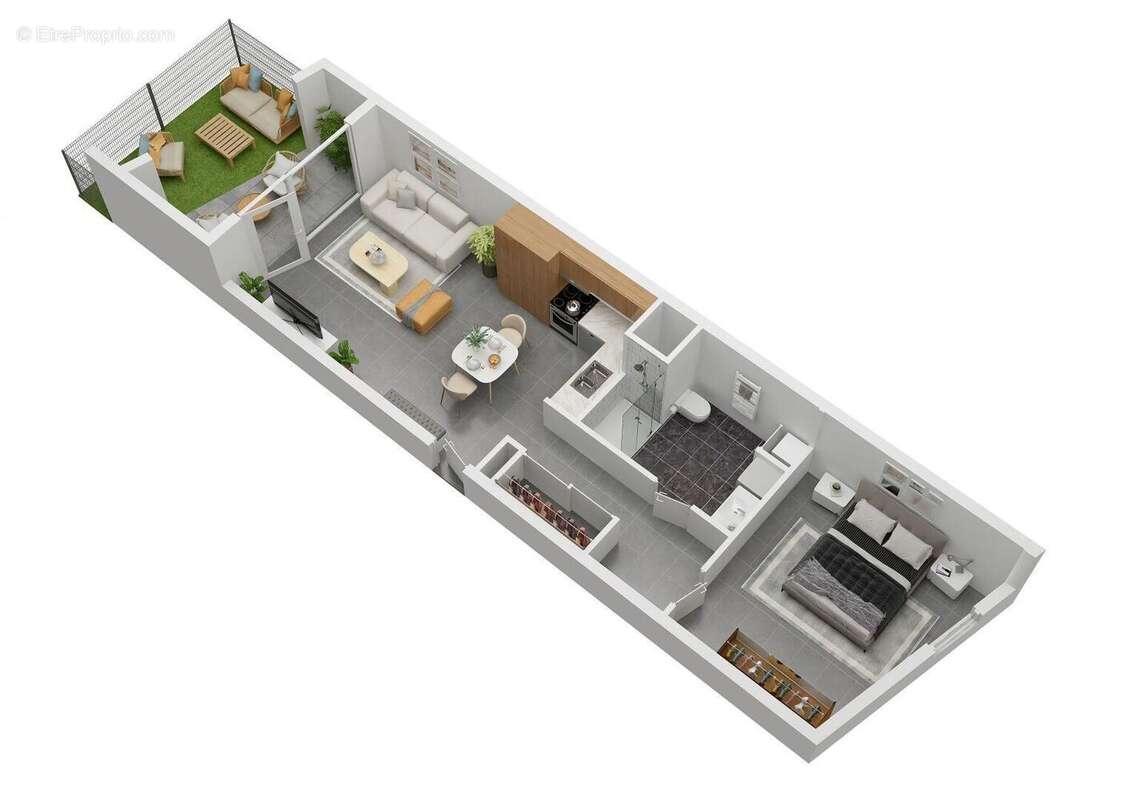 Appartement 47 m² à Rennes  - photo 4