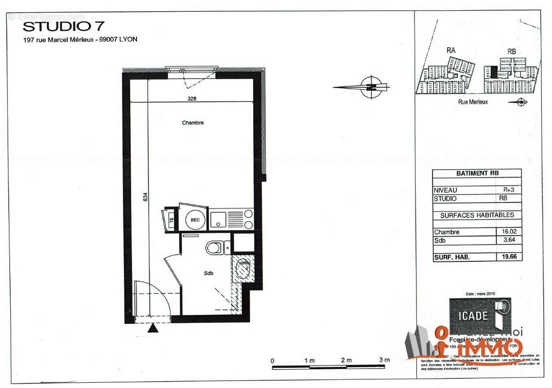 Appartement à LYON-7E