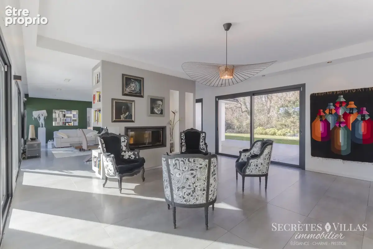 Haut bouliac villa contemporaine prestige 257m2 et piscine - photo 4