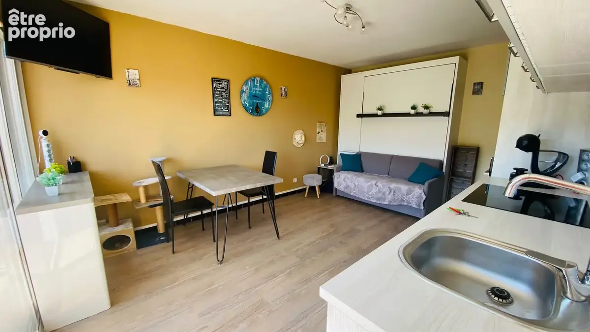 Fabregas vue mer, au calme à 200 m de la plage, t2 de 31,56 m2 + balcon 2ième et dernier etage plein sud + cav - photo 6