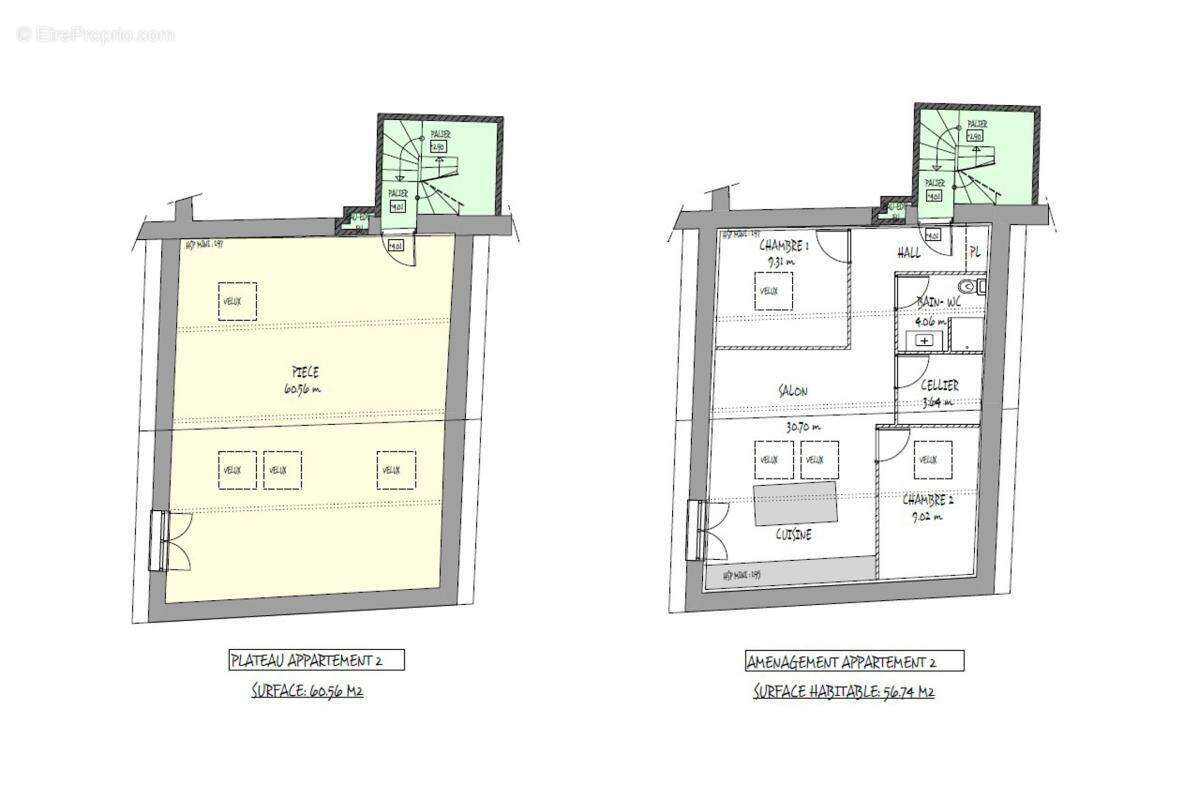 Appartement à QUINCIEUX