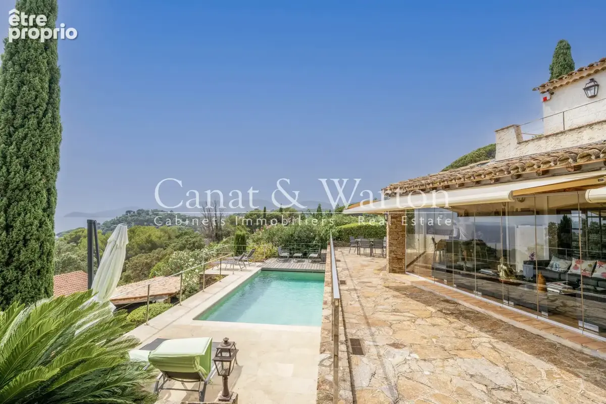 Proche de la plage de gigaro: villa avec piscine & vue mer panoramique - photo 14
