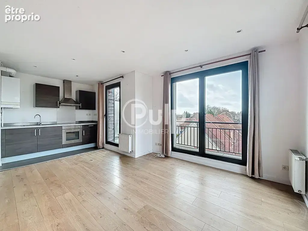 Appartement T2 dernier étage avec parking et balcon -- valenciennes Le vignoble - photo 2