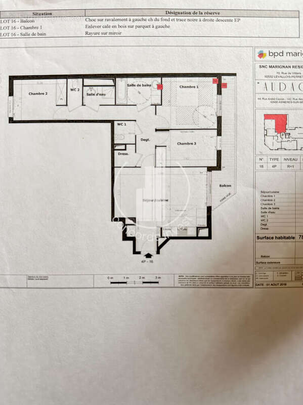 Appartement à BOIS-COLOMBES