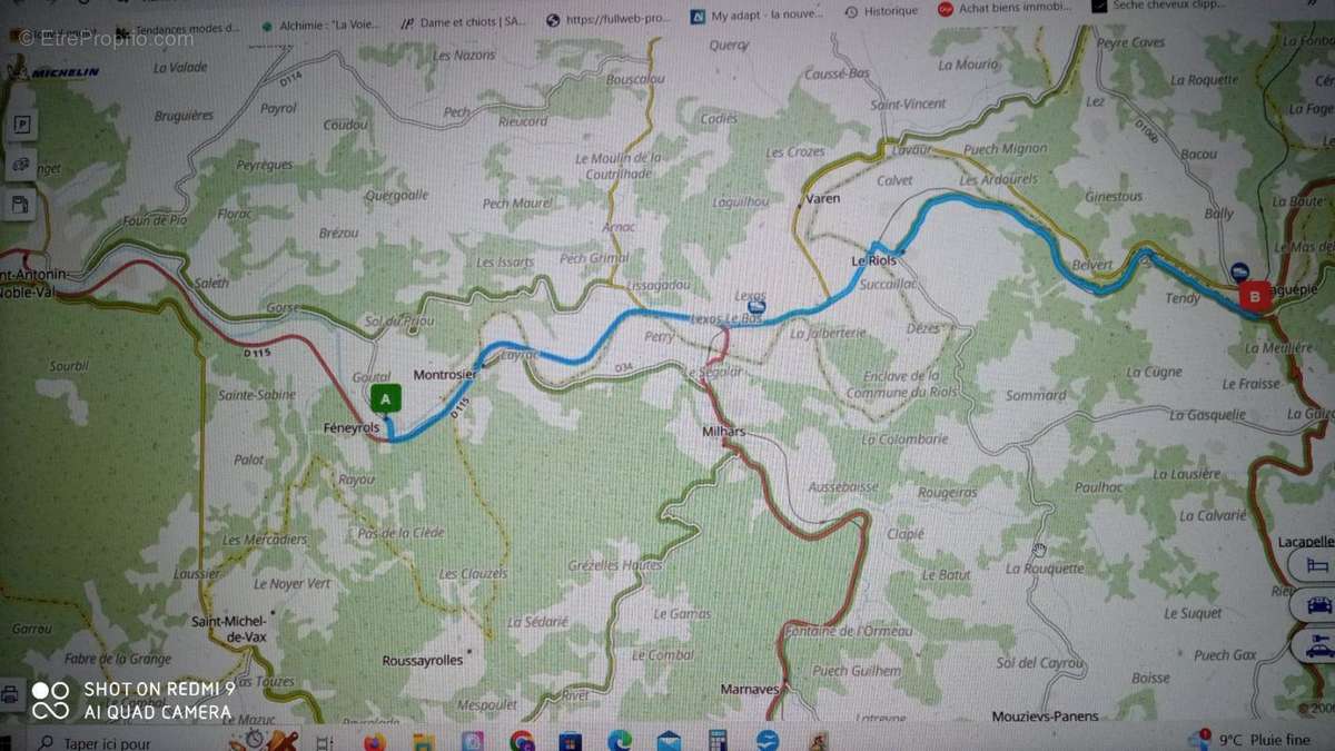 Terrain à FENEYROLS