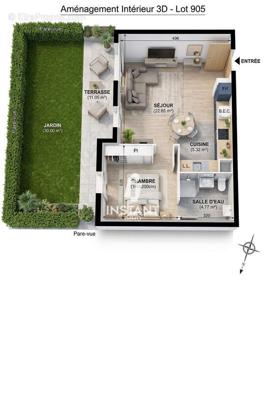 Appartement à LIMEIL-BREVANNES