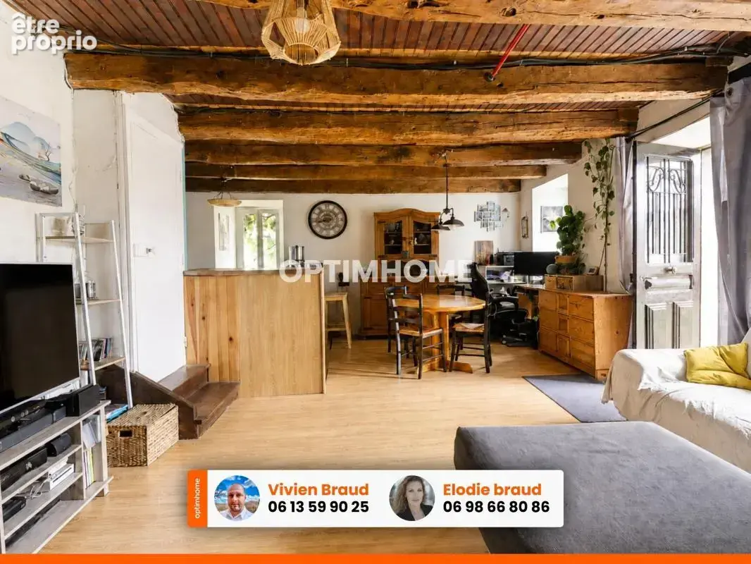 À VENDRE – Maison 4 pièces, 3 chambres avec grange, ancienne étable et terrain d’environ 1 hectare à Sauvat (Cantal) - photo 3