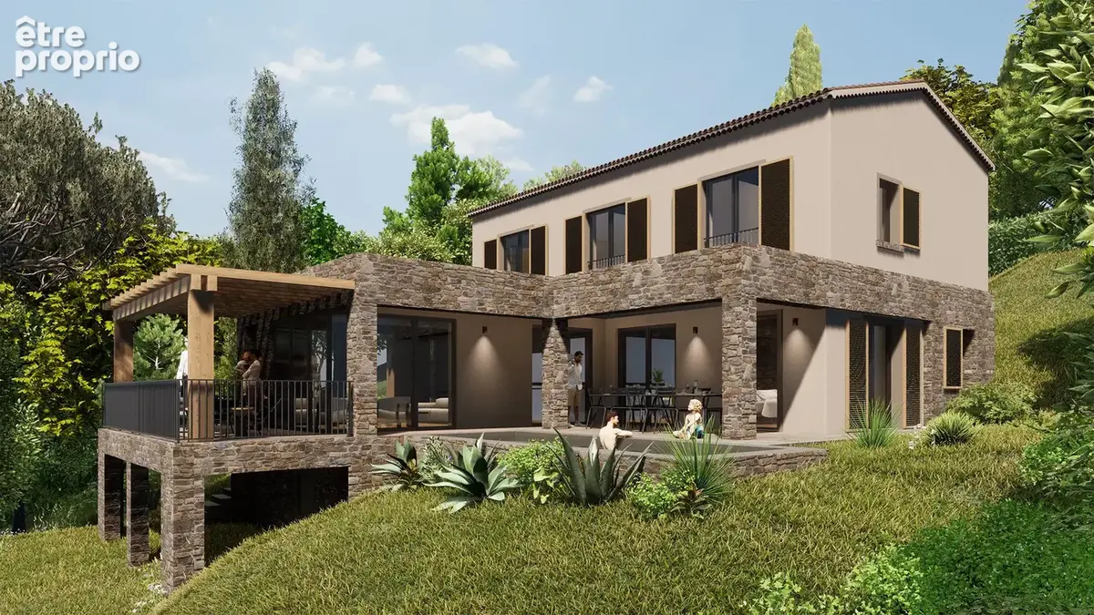 Projet de construction avec permis purgé pour une villa 4 chambres, piscine et garage à La Croix Valmer dans le quartier de Barb - photo 3