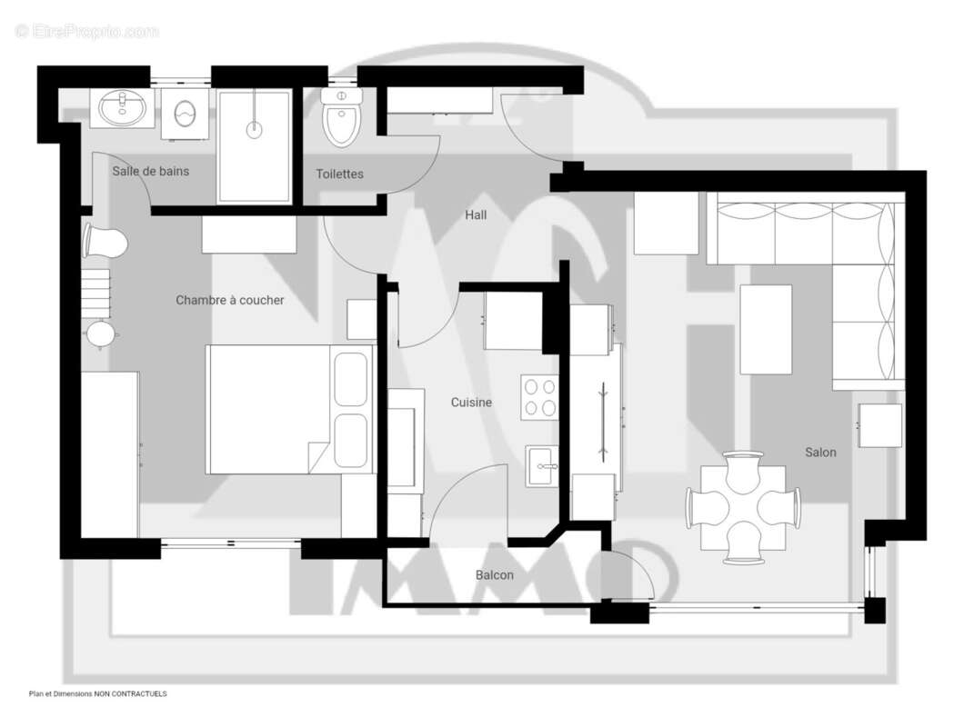 Appartement à PARIS-12E