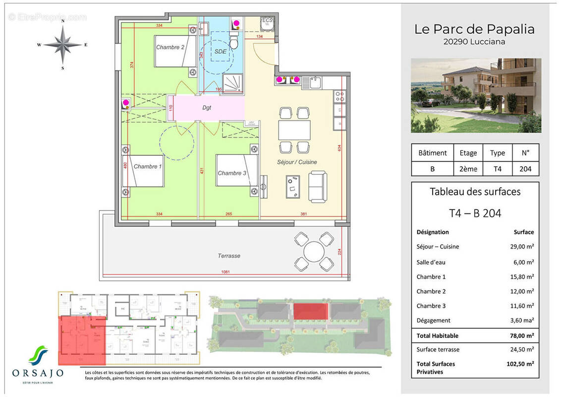 Appartement à LUCCIANA