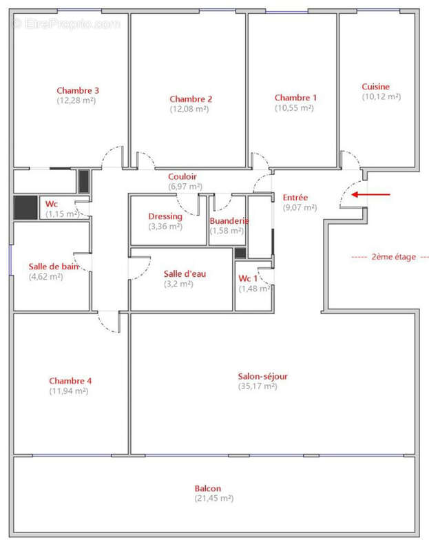 Appartement à VILLE-D'AVRAY