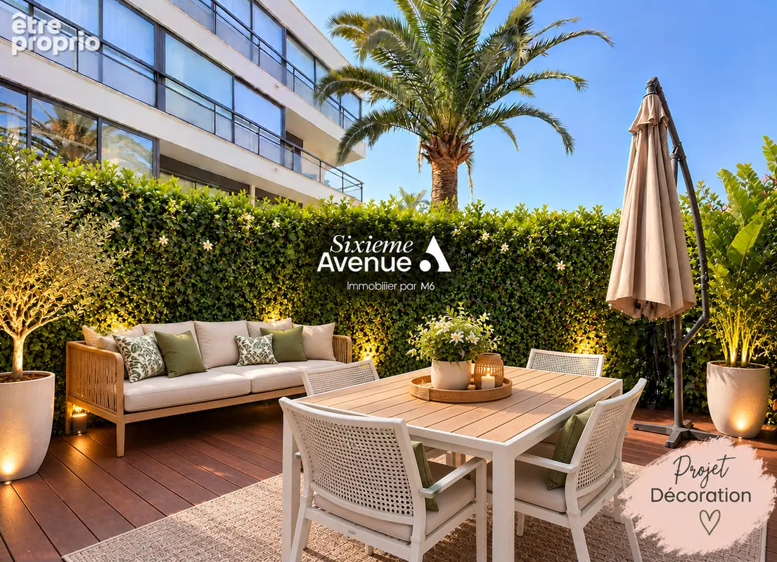 A VENDRE A MANDELIEU appartement 2 pièces en rez-de-jardin avec cave et place privative - photo 6