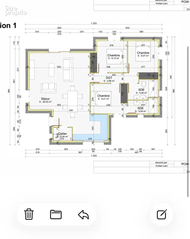 Maison neuve de plain-pied   3 chambres   Terrain 600 m2 - photo 2