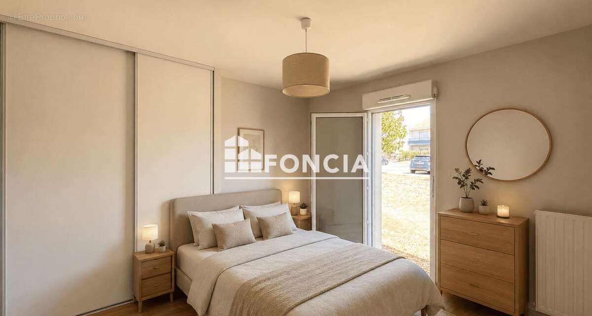 Bourg, appartement type 3 stationnements - photo 4