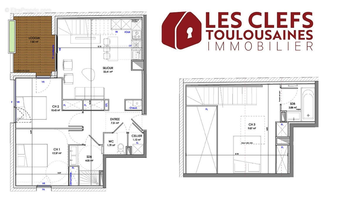 Appartement à TOULOUSE