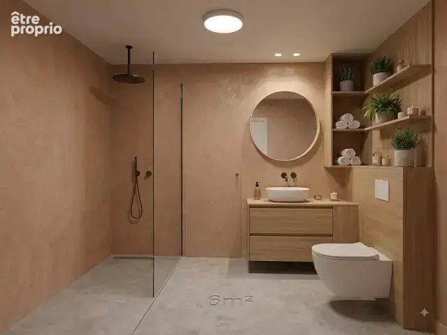 Chessy/ Val  d'Europe T1 évolutif en T2 pièces de 42 m2 en dernier étage avec balcon - photo 4