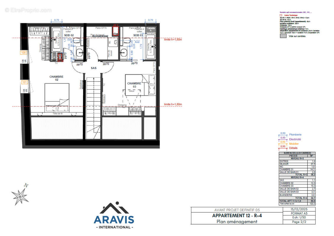 Appartement à LES VILLARDS-SUR-THONES
