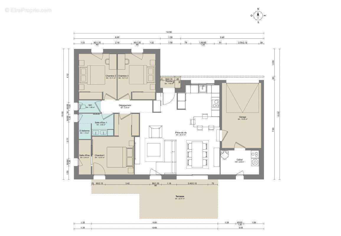 Terrain à VIELLE-SAINT-GIRONS