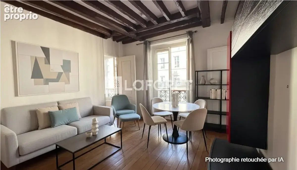 Appartement Paris 2 pièce(s) 35 m2 - photo 2