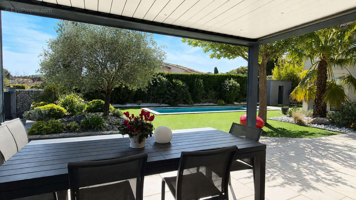Propriété 4 chambres, piscine et garage - Vue Mont Ventoux - photo 21